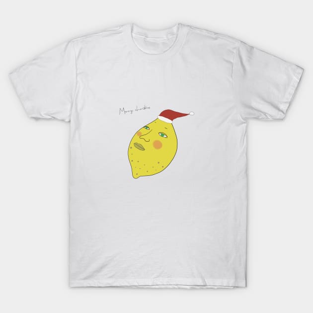 Christmas lemon T-Shirt by Tomo